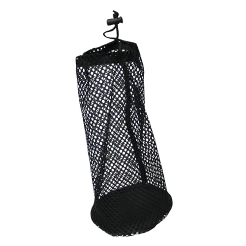 BESTonZON Tennis Ball Storage Bag Durable Mesh Pouch for Golf Tennis Badminton and Baseballs Capacity Lightweight Easy to Clean for Daily Sports Supplies