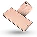 Produktbild Conie EF1965 Electroplated Flip Case Kompatibel mit iPhone 7/8 Plus, PU Leder Hülle Flip Wallet Cover Kartenfächer Standfunktion Magnetisch für iPhone 7 Plus iphone 8 Plus Etui Rosegold