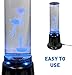 EasyGo Product Jelly Bubble Tube Floor Fish Aquarium Birthday Lava Style Moon Kids Room Lamp