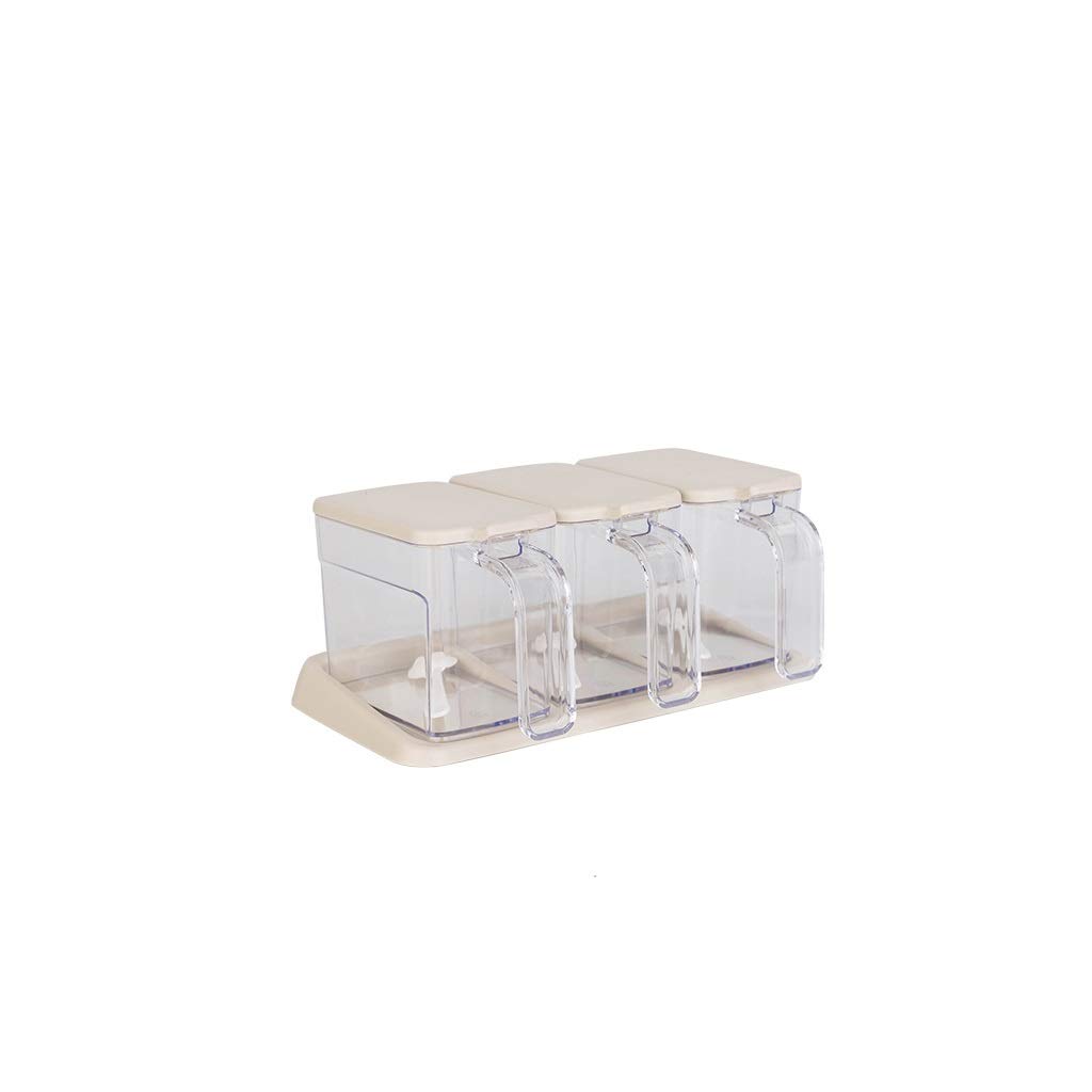 Assaisonnement en plastique RJJ pour organiser votre cuisine avec le set de canettes de sel