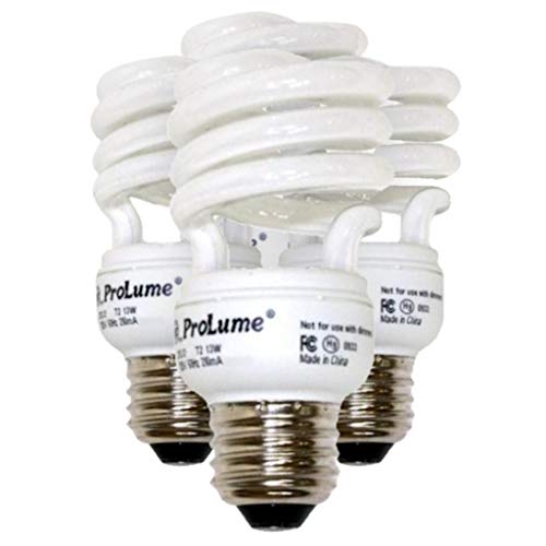 Halco 45071 - CFL13 27 T2 4PK Twist Medium Screw Base Compact Fluorescent Light Bulb