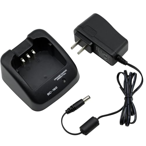 BC-160 Rapid Charger BP-232 for ICOM IC-A14 IC-F14 IC-F24 IC-F33GS IC-F33GT IC-F3011 IC-F4011 IC-F3161 IC-F4161 Radi Charger BP-232N BP-232H (NOT Fit IC-A16)