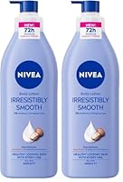 NIVEA Irresistibly Smooth Body Lotion 400ml (Pack of 2)