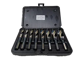 Norseman by Viking Drill and Tool 26473 8 Piece 9/16 in. to 1 in. Heavy Duty Black and Gold Vortex 1/2 in. Shank Set
