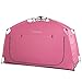 Indoor Instant Privacy Bed Tent for Sleeping,Quick Set-up Bed Canopies,Portable Bed Drapes with Large Space and 3 Doors (Pink, Full)