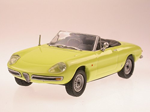 Preisvergleich Produktbild Alfa Romeo Spider Duetto 1966 gelb Modellauto Wemi 1:43