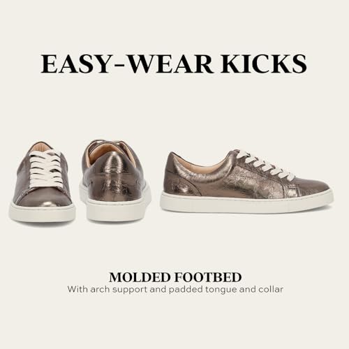 Image of Frye Ivy Low Lace Sneakers for Women - Removable Footbed Shoes - Leather Womens Casual Shoes - Crafted from Soft, Vintage Italian Leather with Removable Molded Footbed