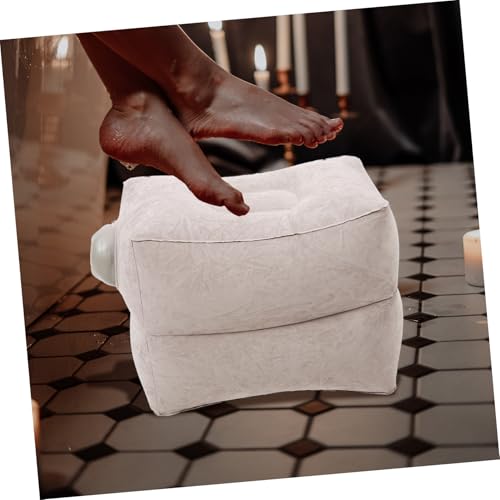MOTHNUR Almohada Inflable Reposapiés Ajustable para Viaje y Oficina Soporte Ergonómico para Pies Avión y Hogar Cojín Portátil para Relajación y Descanso - imagen 9