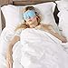 Bucky Ultralight Travel & Sleep Chevron Eye Mask, Blue Jade, One Size
