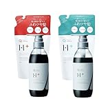 DRH+ デイリーリペア スカルプシャンプー（400ml）＆トリートメント（390g）【ヘマチン エイジングケア ダメージ補修】（ボトル＆詰め替え４点セット）シリアルナンバー付