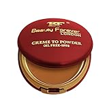 Beauty Forever Creme to Powder Foundation, Lightweight Formula Oil Free, Matte Finish Face Foundation, Suitable For All Skin Types, Cool Natural Looks, Available in 16 Shades (Honey (CTP107-B))
