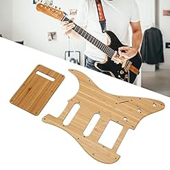 Pickguard de guitare, plaque à gratter pour guitares de couleur primaire en bambou solide avec couvercle arrière à vis… - Les Beatles, Paul McCartney, John Lennon, RIngo Starr, George Harrison Pickguard de guitare, plaque à gratter pour guitares de couleur primaire en bambou solide avec couvercle arrière à vis… – Image 5
