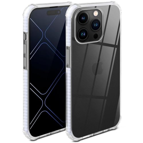 Coque iPhone 15 Pro Max transparente protège appareil photo et écran