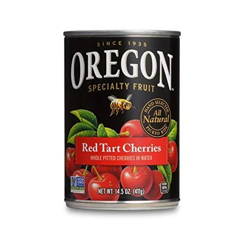 Oregon Red Tart Cherries In Water Pitted Cans, 14.5 Ounce (Pack of 12)