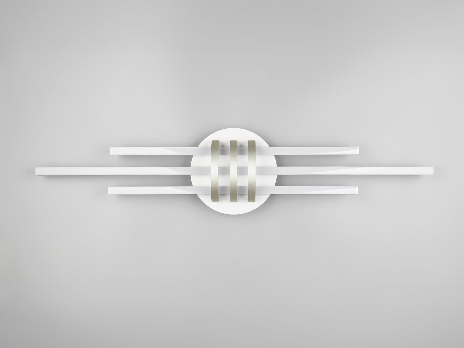 RL LIVE YOUR LIGHT Lampa sufitowa LED, ściemniana za pomocą przełącznika, biała, płaska, duża, szerokość 81 cm