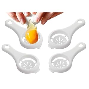 4PCS Egg Separator Egg Yolk White Separator White Egg Separator Tool Egg Cutter Kitchen Gadgets