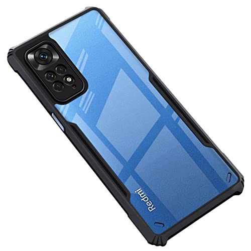 Amazon Brand – Solimo Mobile Cover for Mi Redmi Note 11s (Polycarbonate_Black)- Best and cheap mobile covers in India