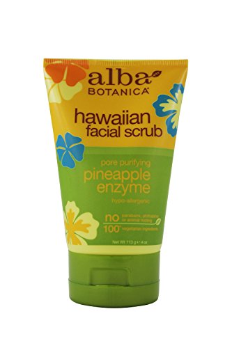 Alba Botanica Alba botanica pore purifying pineapple enzyme hawaiian facial scrub, 4 ounce tubes by alba botanica [beauty]