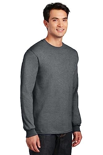 Image of Gildan Adult DryBlend Long Sleeve T-Shirt, Style G8400, 2-Pack