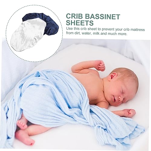 Drap-housse de berceau ajustable anti-plis pour lit de bébé