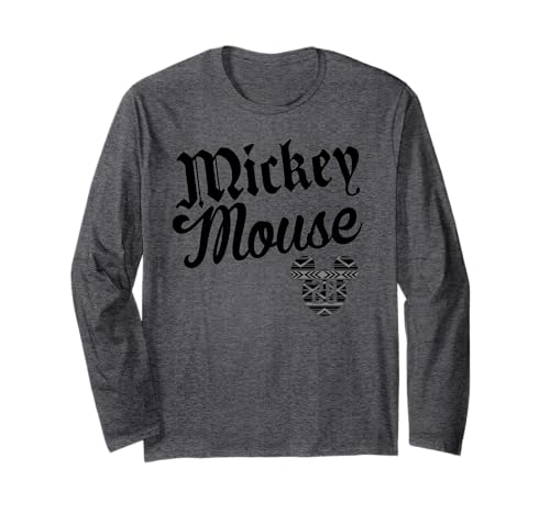 T-shirt Mickey Mouse manches longues pour un style décontracté lors de vos sorties citadines