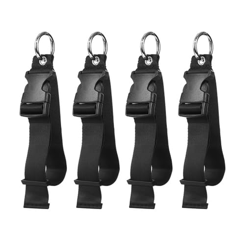 Image of 4PCS Bag Luggage Straps, Adjustable Jacket Gripper Strap Portable Belt Travel Accessories with Metal Buckle for Bike Rack Backpack Suitcases Bags