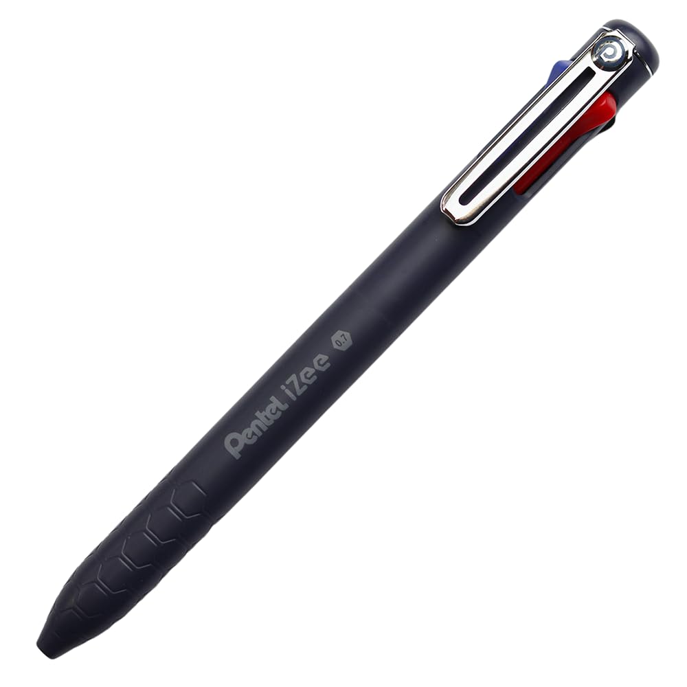 Pentel Caneta Esferográfica iZee 0.7mm 4 Cores Tintas Verde Preto