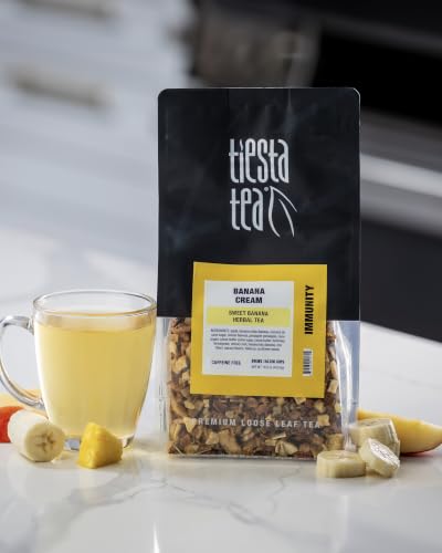 Image of Tiesta Tea Banana Cream, Sweet Banana Loose Leaf Tea, 1 lb Bulk Pouch