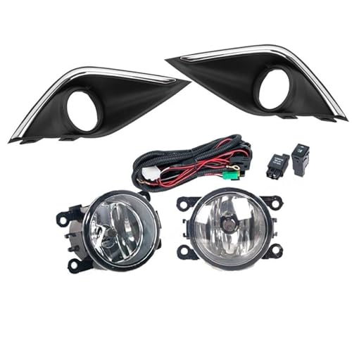 Feux anti-brouillard pour Mitsubishi Outlander 2015-2019 couvercle de phare LED