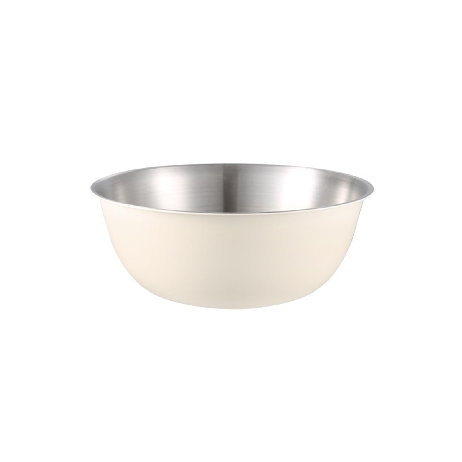 Bassin de cuisine en acier inoxydable 304 haut de gamme beige pour fouetter la pâte