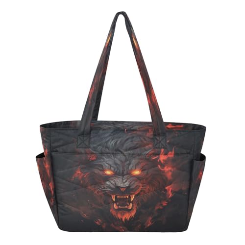 Sac de plage lion cool grand cabas d été pour femmes actives en voyage