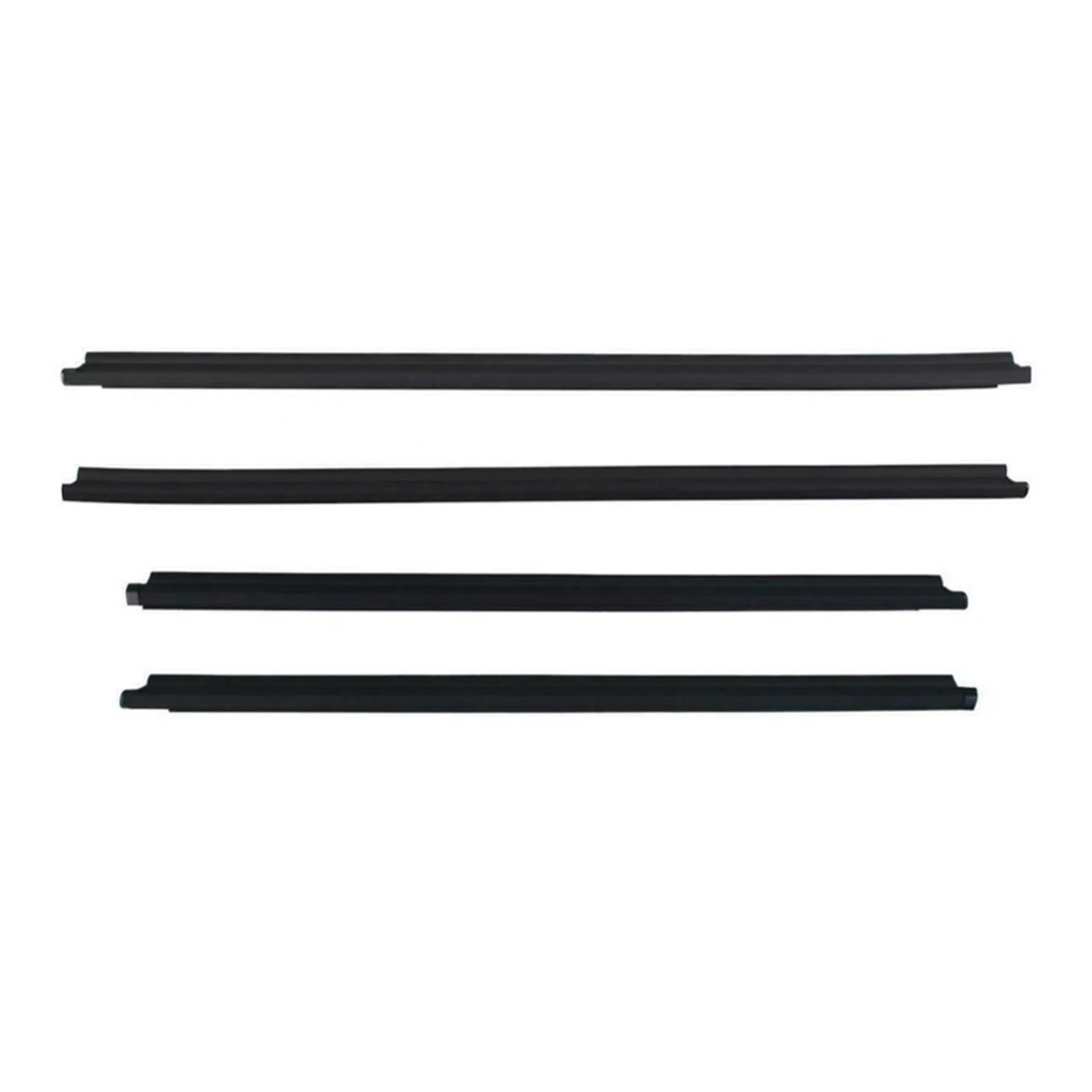 Iukmrt One Color For Toyota For Fortuner 2004-2015 Car Window Outer Weatherstrip Side Door Moulding Trim Car Door Seal Protector