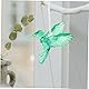 SEWACC 6 Stück Kristall-Vogel-Anhänger Kristall-Anhänger Weihnachtsdekorationen Klare Weihnachtsornamente Hängende Kolibris Aus Acryl Kolibri-Ornament Acryl-Kolibri-Ornament
