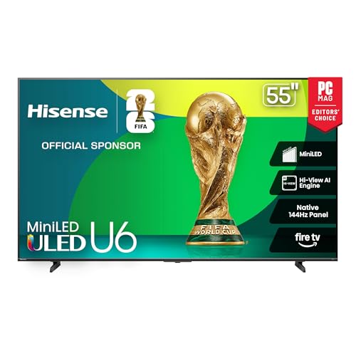 Image of Bundle of Hisense 55 inch U6 TV with AX5140Q soundbar