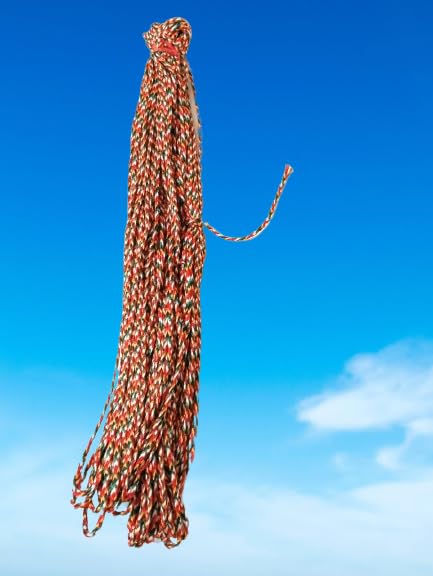 Sorzy Panchrangi Dhagga for Pooja – 5 Color Cotton Yarn for Pooja, 10 Meter Each (Pack of 3) 2