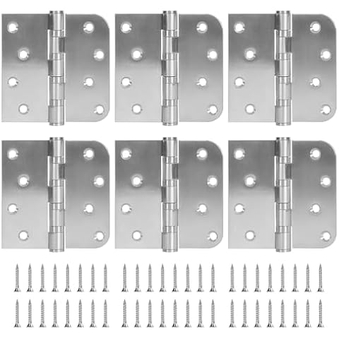 4 Inch Ball Bearing Door Hinges by LITLANDSTAR Cover