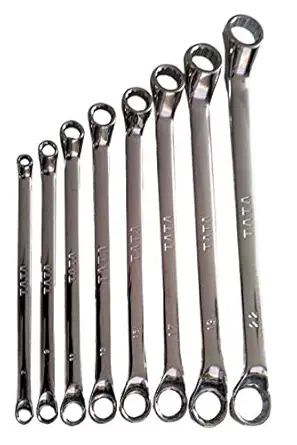 AGRICO Tata Round Spanner Set (Silver) - Set Of 8