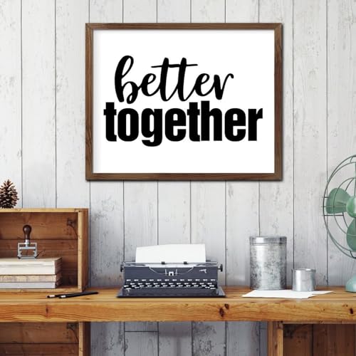 Décoration murale Better Together Family style rétro positif bureau