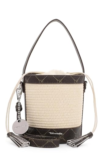 Sac bandoulière Tamaris Anna Hobo Bag marron écru grand format