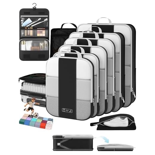 Compression Packing Cubes for Travel Organization