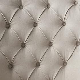 Great Deal Furniture Alfred Natural Fabric Club Chair with Ottoman, Beige, Black 41BwJkMMeNL. SS280