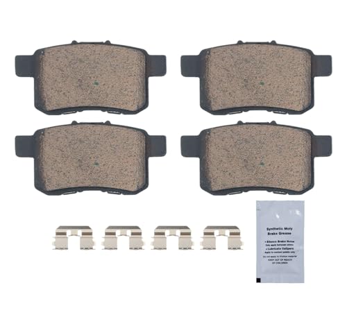 Image of HUSCH D1336 Rear Ceramic Brake Pads Kit Fit For Acura TSX 2009-2014, For Honda Accord 2008-2017