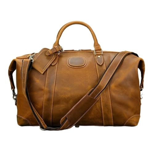 Leather Men Travel Bags with Rivet Big HandBag for Male Cowhide Duffel Bag Mans Travelling Bag