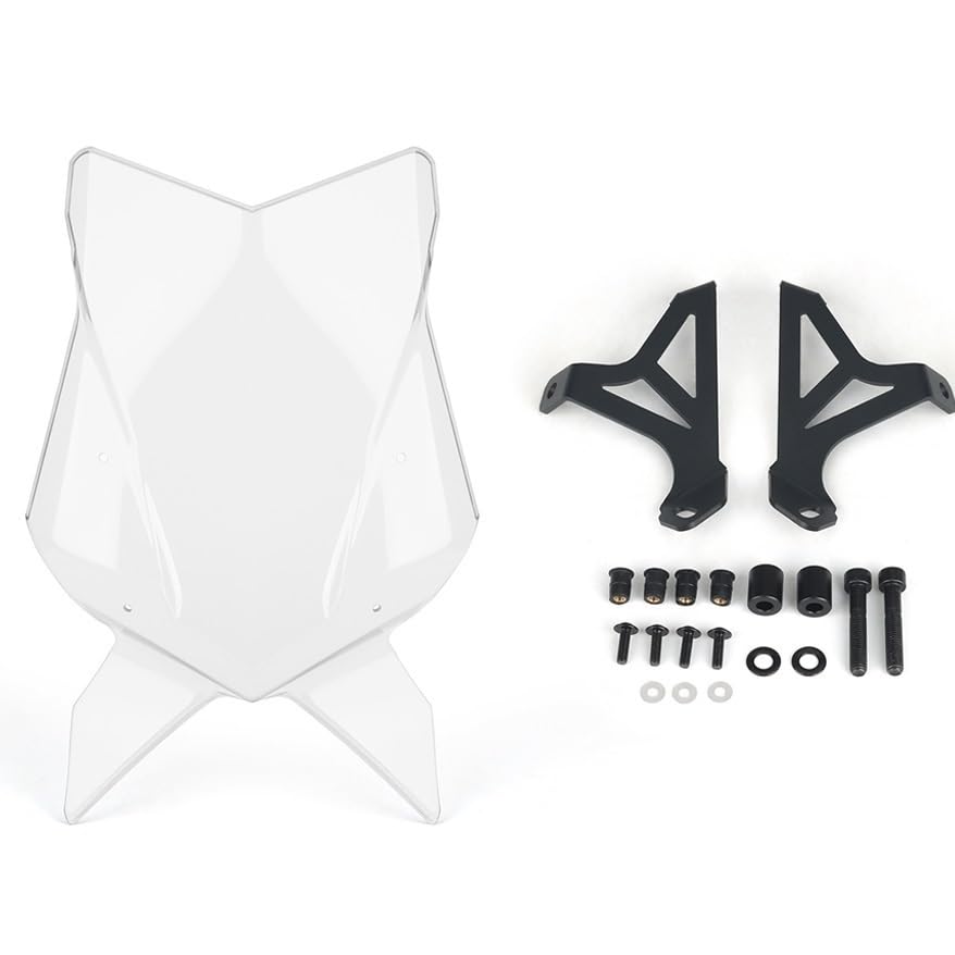 Pare-Brise de moto protecteur déflecteur garde transparent réglable