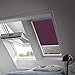 Produktbild VELUX Original Verdunkelungsrollo für Dachfenster mit weißen Seitenschienen, FK06, Uni Violett/DKL FK06 4561SWL