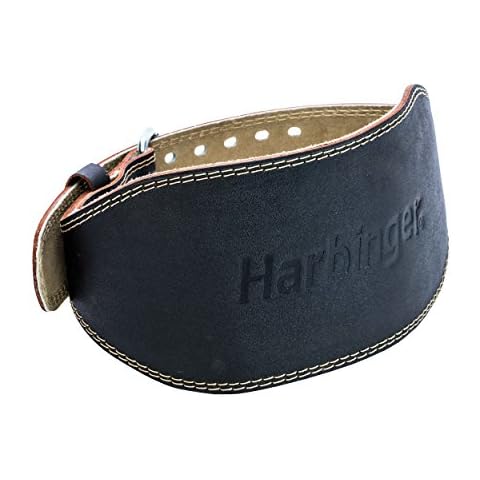 Harbinger Padded Leather Weightlifting Belt Cover