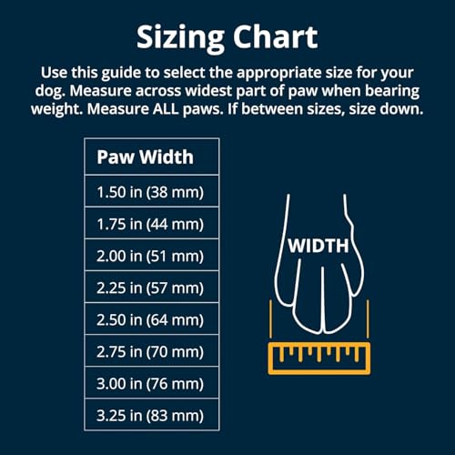 RUFFWEAR Polar Trex-Paare, Winterhundestiefel für Schnee- und Eisbedingungen, Wetterfest und Warm mit Pfoten-Grip, Obsidian Black, 2,50 in - 8,26 cm