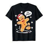 Oh Snap Gingerbread Man Shirt Adult Kids Men Women Costume T-Shirt