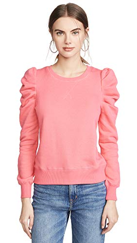 Rebecca Minkoff Women's Janine Sweatshirt, Pink Punch, X-Large