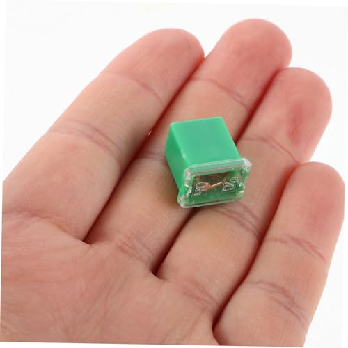 GANAZONO Juego de 6 fusibles cuadrados para automóvil, perfil bajo, construcción duradera para camiones, SUVs y vehículos miniatura 4
